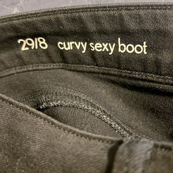 Women’s Ann Taylor Loft‎ Black Denim Jeans|Size 8 - Picture 2 of 3